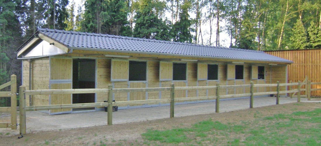 Buitenstal zonder gang